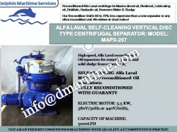 Alfa Laval Recondition Oil Separators Purifier centrifuge
