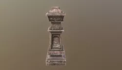 Ancient Pylar Low-poly  3D model