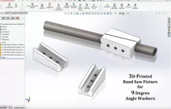 Angle Washer Band Saw Fixture