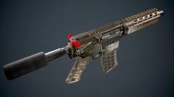 AR 15 Diamondback Low-poly  3D model