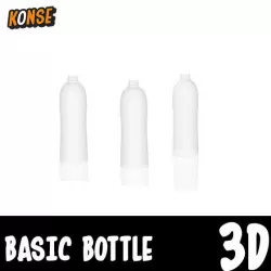 Basic bottle 3d Low-poly  3D model