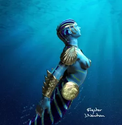 Battle Mermaid 3D model