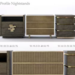 Bernhardt Profile Nightstand 3D model