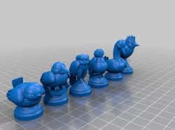 Bird Chess Set