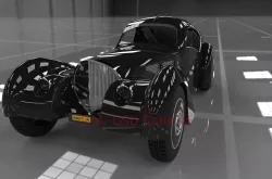 Bugatti Type 51 1931 Dubos 3D model