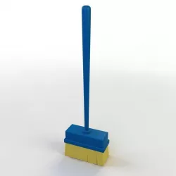 Carton Broom 3D model