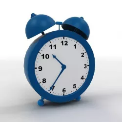 Cartoon Clock 3D model