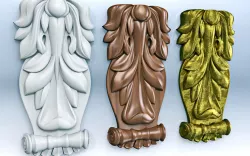 Carved bracket for door®001