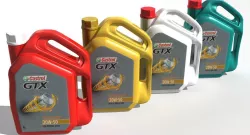 Castrol GTX Engine Oil Jar 3D model