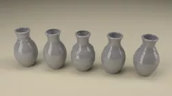 Ceramic jugs 3D model