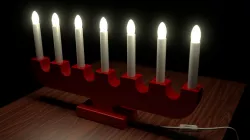 Christmas Advent Lights 3D model