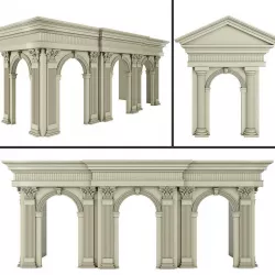 Classic Architecture Arch 2 3D model