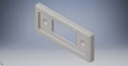 Classic Mini door lock surround