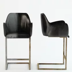 CLIVE BAR STOOL  Industry West Low-poly  3D model
