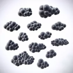 Clouds Pack 3D model