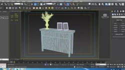 Corner Table - 01 3D model