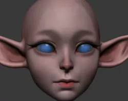 Cute Elf 3D model