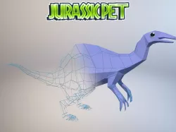 Deinocheirus mirificus Low-poly  3D model