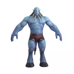 Draenei Male Full Rig and HumanIK Low-poly  3D model