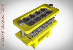 Econ Ethernet RJ45 Multiport Din Rail Mount