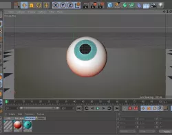 Eyes blue 3D model