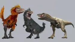 Feathered Tyrannosaurus Low-poly  3D model