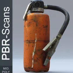 Fire extinguisher 3D model