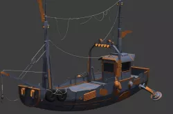 fishing boat 3D model