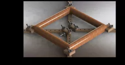 Frame clamp in use
