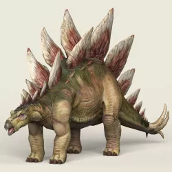 Game Ready Dinosaur Stegosaurus Low-poly  3D model