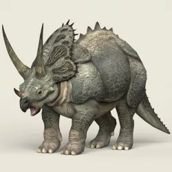 Game Ready Dinosaur Triceratops Low-poly  3D model