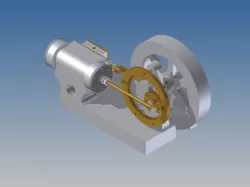 Geared steam engine