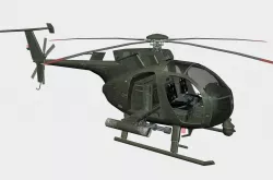 Helicopter Low-poly  3D model