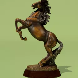 Horse Statuette 2B 3D model