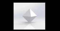 How to Model Regular Octahedron in solidwroks