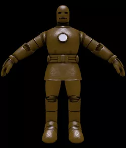 Iron Man - Mark II Low-poly  3D model