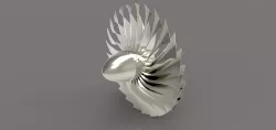 Jet engine turbine propeller fan