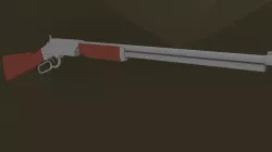 Lever Action Rifle Low-poly  3D model