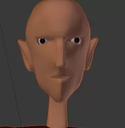 low poly character rigged Low-poly  3D model