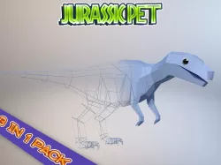 Low-Poly Dino Pack Low-poly  3D model