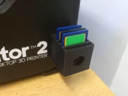 Makerbot Replicator 2 SD card caddy