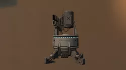 Mega Turret  Low-poly  3D model
