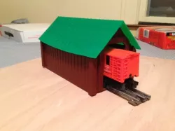 Model Railroad, Covered Bridge