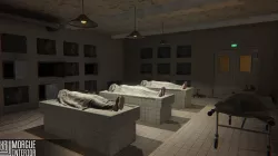 Morgue - Interior Low-poly  3D model