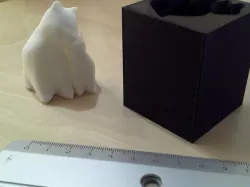 Mould for making a silicone version of Cuddling cats by PixelMatter