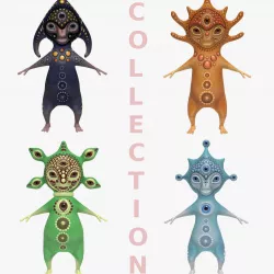 Mystical Monsters Collection 3D model