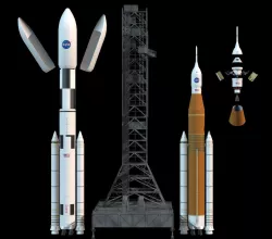 NASA SLS Space Launch System 3D model