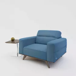 Natuzzi Adrenalina armchair and Natuzzi Tempo coffe table  3D model