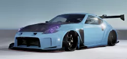 Nissan 370z Varis Wide Body Model 3D model