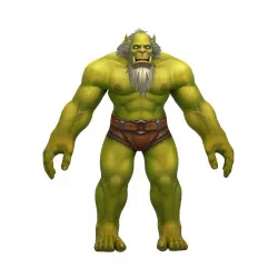 Orc Male Full Rig and HumanIK Low-poly  3D model